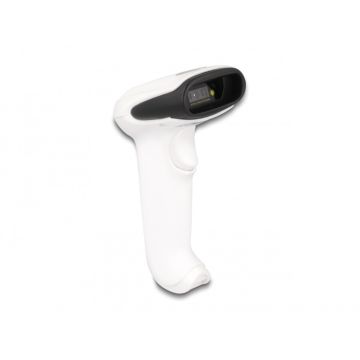 DeLOCK 90587 barcode-lezer Draagbare streepjescodelezer 1D/2D CMOS Wit (90587) thumbnail