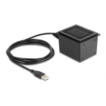 DeLOCK 90600 barcode-lezer Ingebouwde streepjescodelezer 1D/2D CMOS Zwart (90600) thumbnail