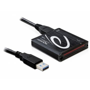 DeLOCK USB 3.0 Card Reader All in 1 geheugenkaartlezer USB 3.2 Gen 1 (3.1 Gen 1) Zwart
