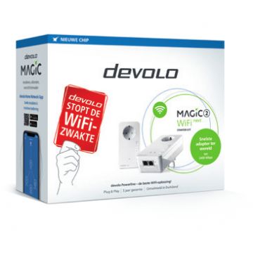 Devolo Magic 2 Wifi next Starter Kit 1200 Mbit/s Ethernet LAN Wit 2 stuk(s)