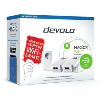 Devolo Magic 2 Wifi next Multiroom Kit 1200 Mbit/s Ethernet LAN Wit 3 stuk(s)