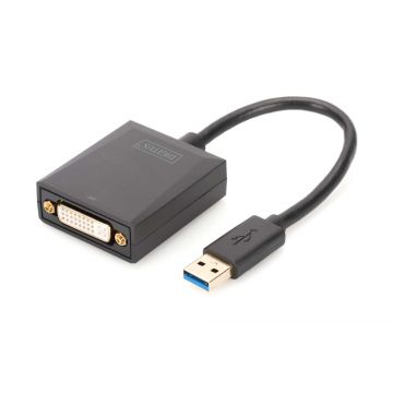Digitus DA-70842 USB grafische adapter Zwart