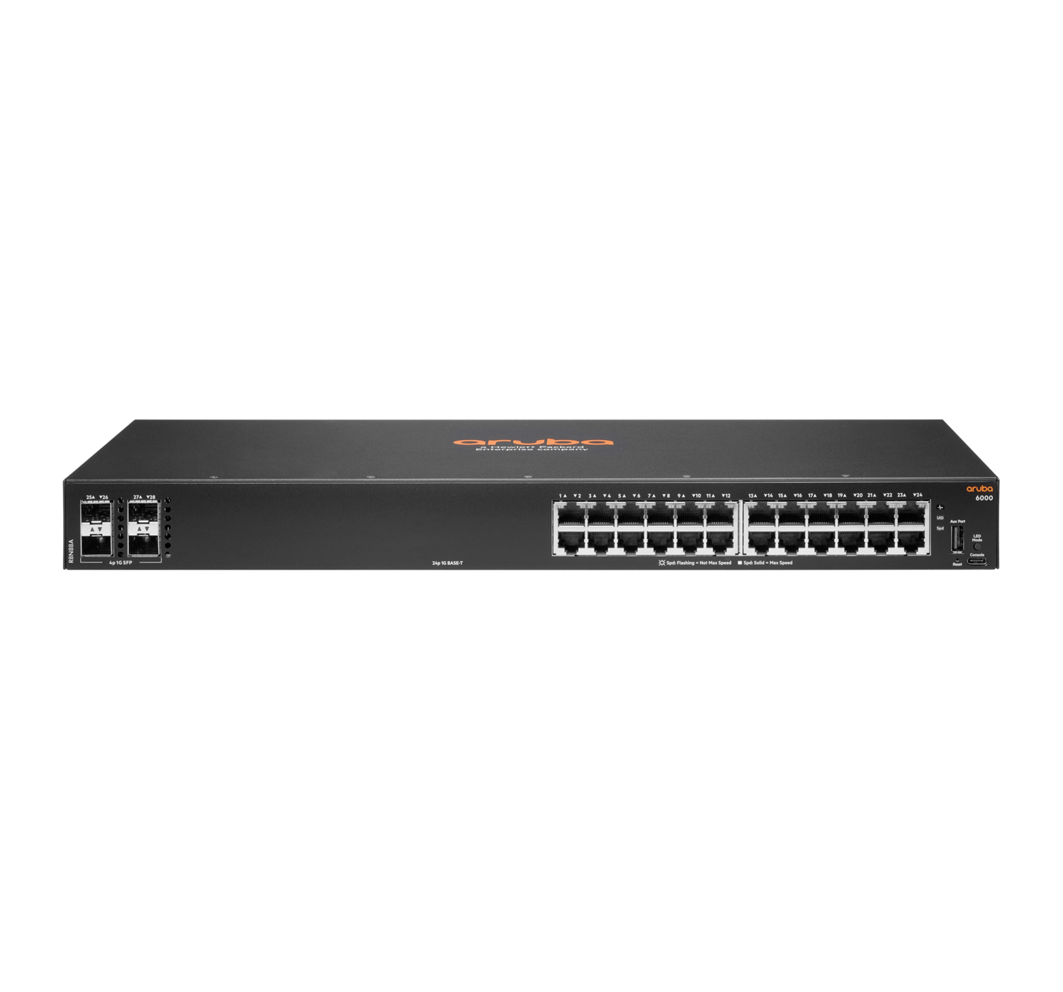 Aruba 6000 24G 4SFP Managed L3 Gigabit Ethernet (10/100/1000) 1U (R8N88A#ABB) thumbnail