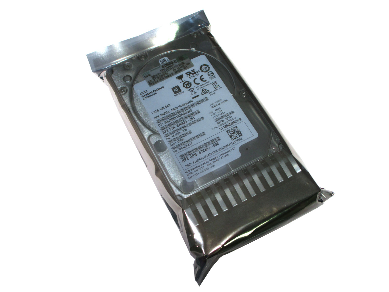 HP SPS-Drive HD MSA 1.8TB 12G 10K 2.5 SAS ENT- 2.5 - SAS 12GB/S (787649-001) thumbnail