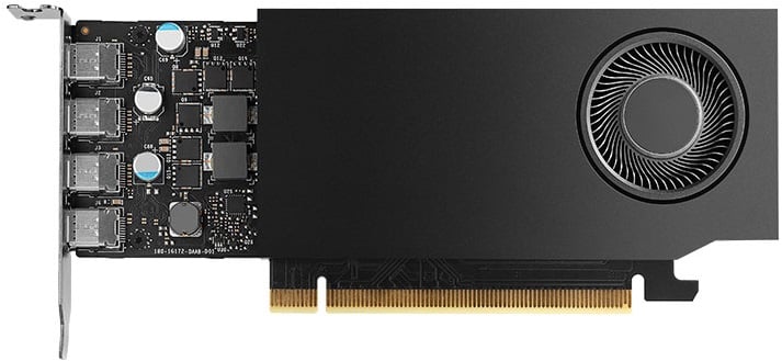 PNY Quadro A1000 8GB GDDR6 4xmDP LP (VCNRTXA1000-SB) thumbnail