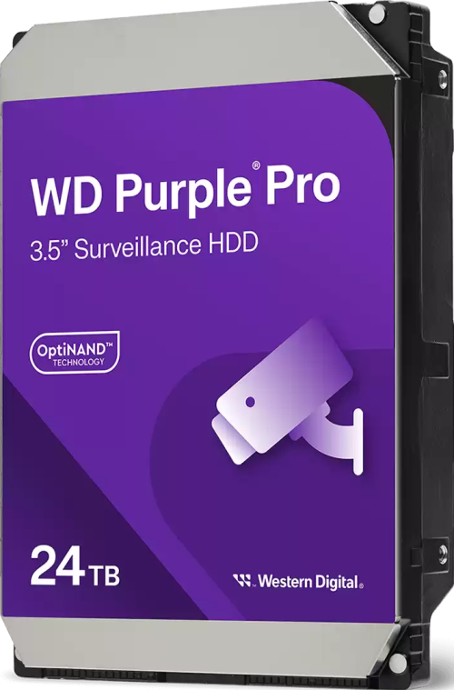 Western Digital 24TB PURPLE PRO 512MB 3.5IN SATA 6GB/S (WD240PURP) thumbnail