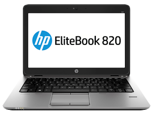 HP EliteBook 820 G1 front (open)