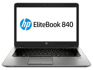 HP EliteBook 840 G1 front (open)