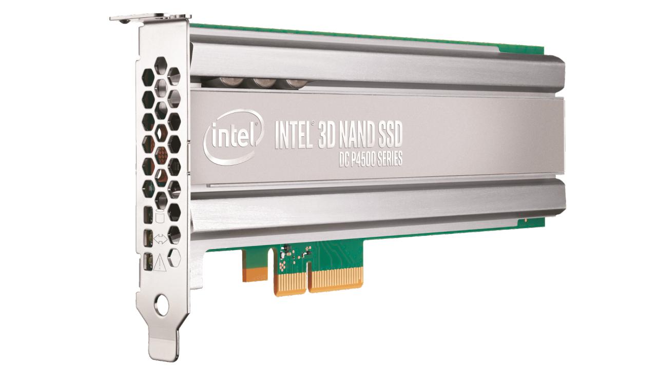 Intel SSD DC P4500: 3D NAND SSD die een brug tussen Optane biedt
